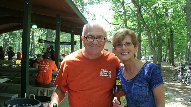 Jeff & Barbara at the BBQ. Submitted by Hava