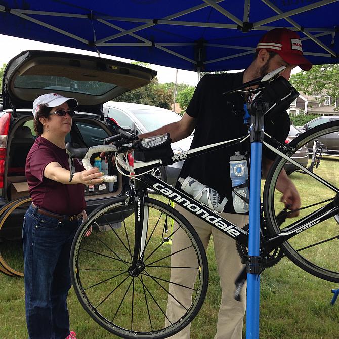 Bike Nurse Helps Roger