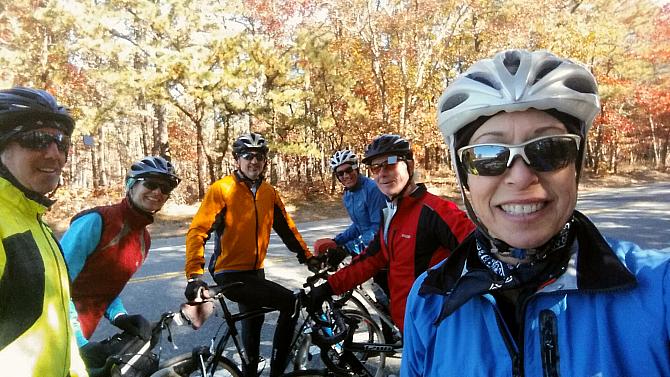 Brian's ride from Wading River to Yaphank