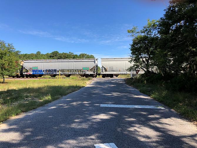 Train at Vet's Memorial Park