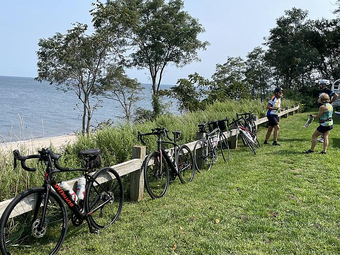 resting bikes!