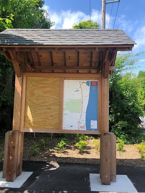 North Shore Rail Trail East End Kiosk