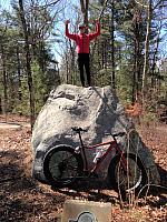 Dan on Jason's Rock