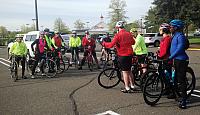 Bernie Instructing His Riders